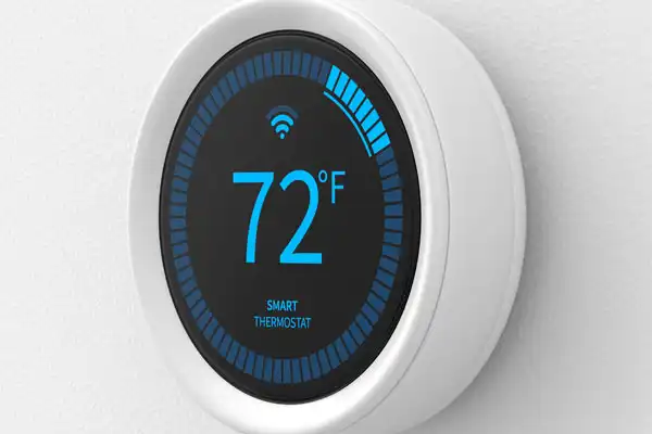 %Title% | Advanced Home Services A large picture of a smart thermostat, which helps homeowners get the most from their home heating system.Advanced Home Services are the leaders in smart thermostat install in Southeast, ID.